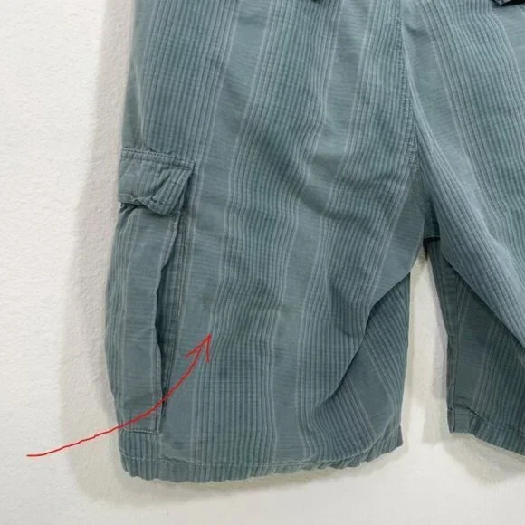 Patagonia Men's Size 33 Cargo Pockets Organic Cotton Outdoor Y2K 90's Green Vtg - Picture 6 of 6